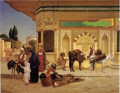 unknow artist Arab or Arabic people and life. Orientalism oil paintings 586 France oil painting art